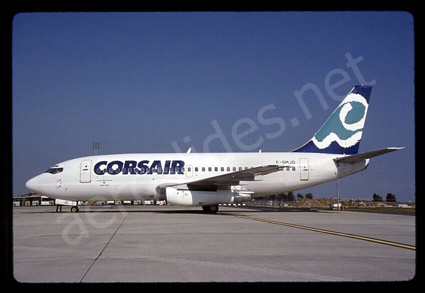 Corsair Boeing 737-200 F-GMJD Oct 97 Kodachrome Slide/Dia A4