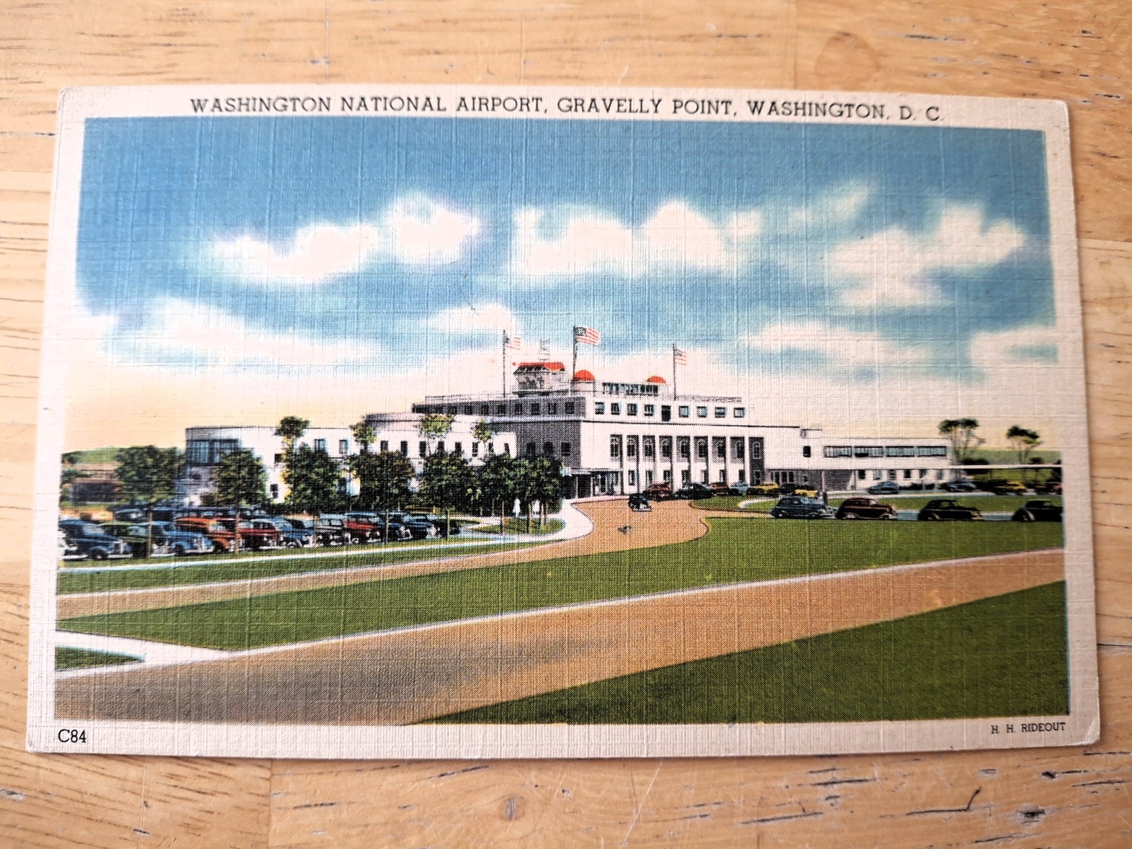 Washington National Airport Postcard Gravelly Point Washington D.C.