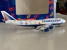 Witty Wings Transaero Airlines Boeing 747-400 1:400 EI-XLK WTW-4-744-026 like JC picture
