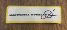 Vintage 1960-97 Mcdonnell Douglas Aircraft Aerospace Logo Patch 4.5 x 1.5in New picture