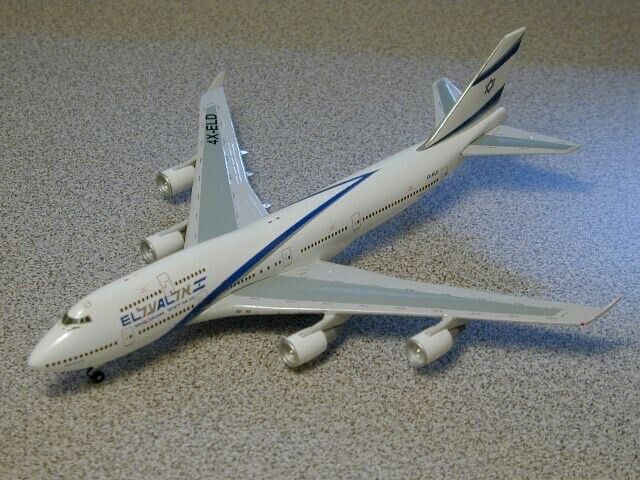 Gemini Jets El Al Israel Airlines Boeing 747-400 Scale 1:400 GJELY032