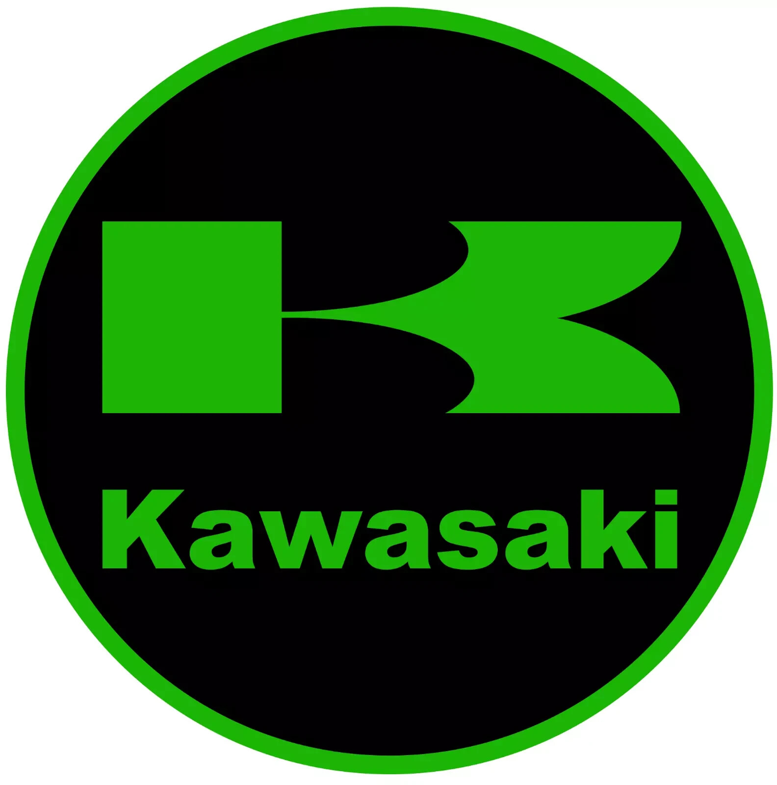 Kawasaki Logo Classic sticker window laptop bumper vinyl decal