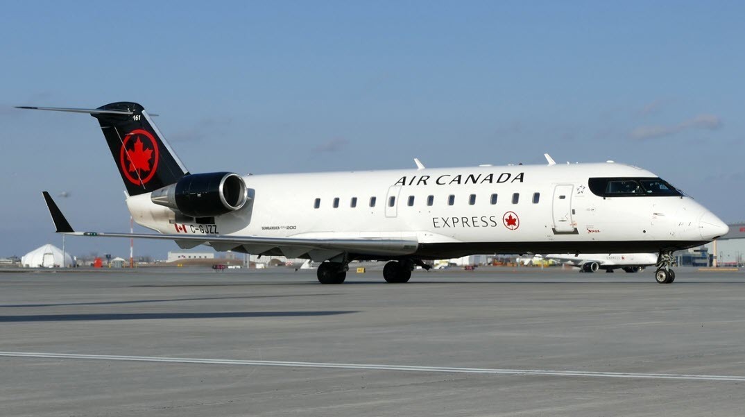 Bombardier CRJ-200ER CRJ200 Air Canada Express (Jazz Aviation) Model Small 1/100