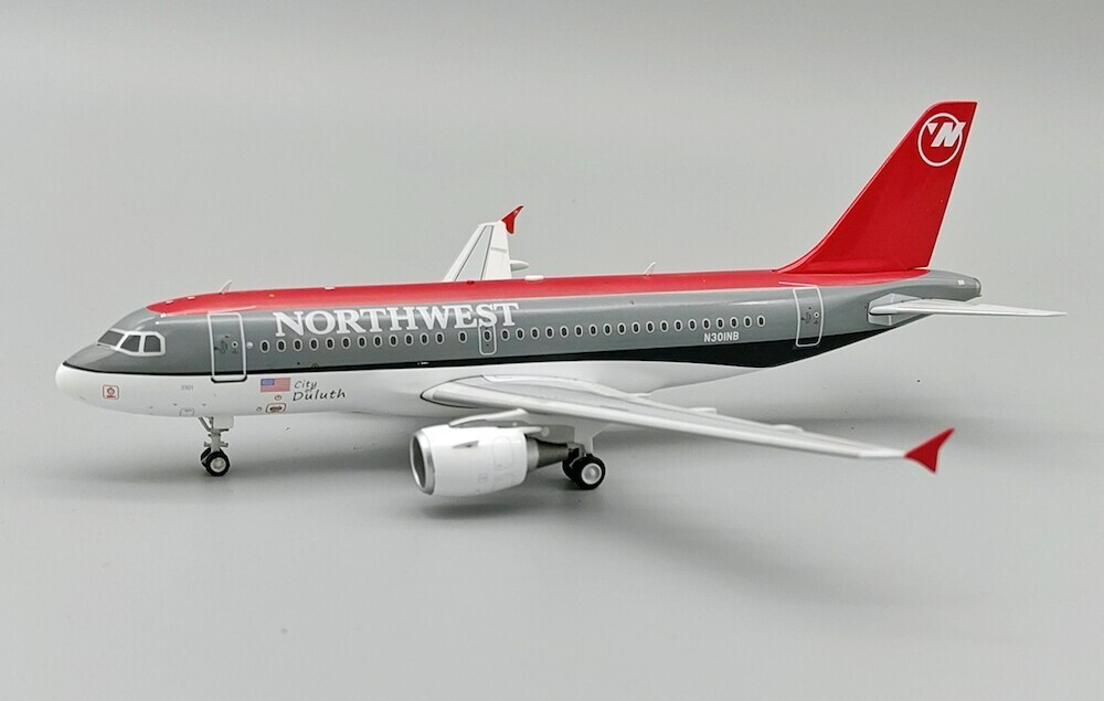 Northwest Airlines / Airbus A319 / N301NB / B-319-NE-301 / 1:200