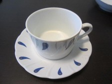 AIR FRANCE CONCORDE AIRPLANE LIMOGES COFFEE TEA CUP & SAUCER PEGASUS DESIGN LOOK picture