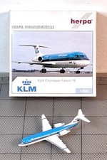 KLM Cityhopper Fokker 70 PH-KZB 513166 Herpa Wings 1:500 Scale READ picture