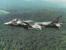 USMC AV-8B Harrier II Ground Attack Aircraft 8.5 x 11 McDonnell Douglas Print picture