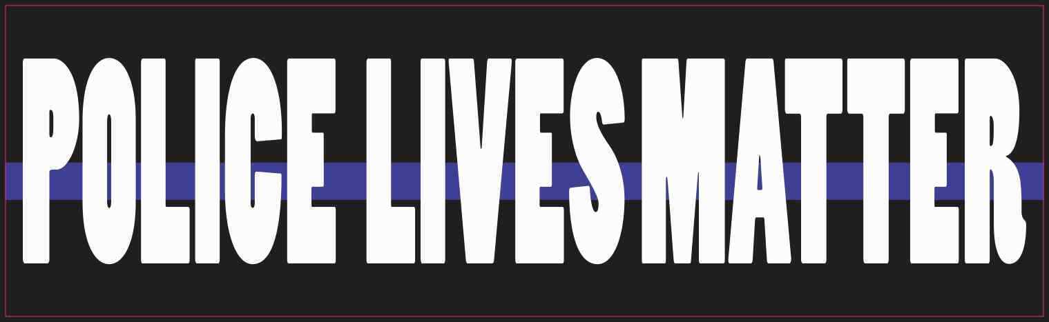 10in x 3in Police Lives Matter Magnet Car Truck Vehicle Magnetic Sign