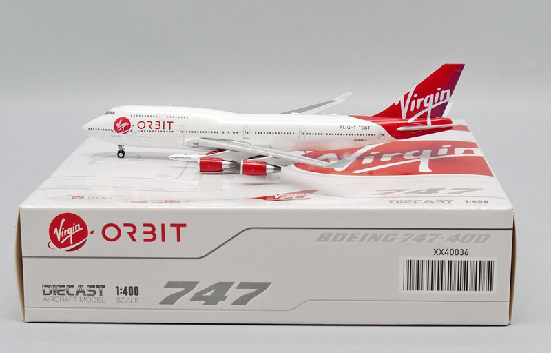 JC Wings 1:400 Virgin Orbit Boeing B747-400 N744VG Diecast Aircraft Model Toys JC Wings 1:400 Virgin Orbit Boeing B747-400 N744VG Diecast Aircraft Model Toys