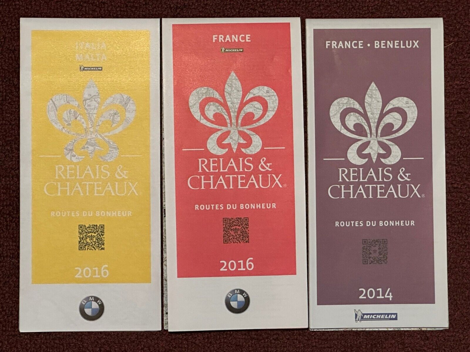 Relais and Chateaux Route Maps - France / Malta