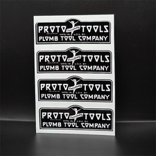 Proto/Plumb Tool Company Vintage Style DECALS, 3 Inch Vinyl STICKERS x 4 picture