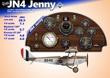 JN4 JENNY COCKPIT instrument panel CDkit picture