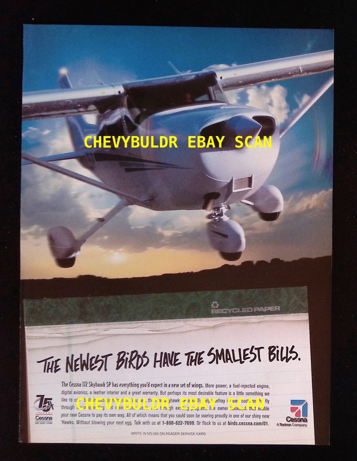 2002 Cessna 172 Skyhawk SP Airplane Ad 