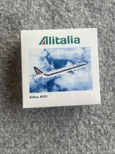 Herpa Wings Scale 1:400 Airbus A321 Alitalia Diecast Aircraft Model Boxed picture