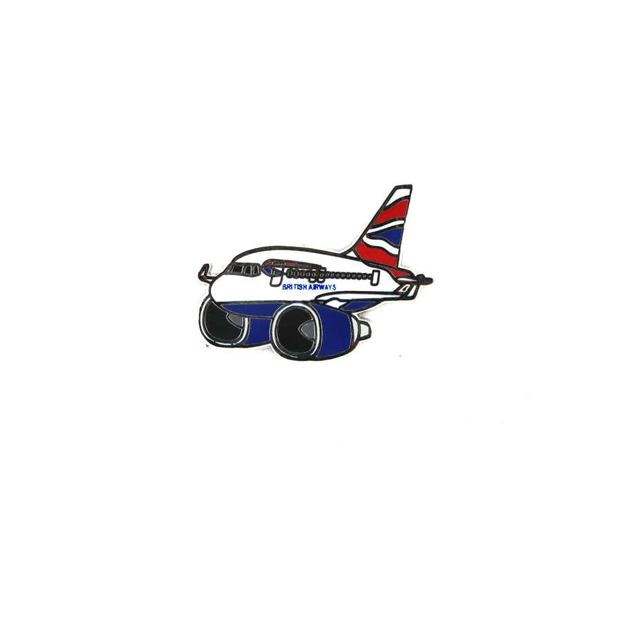 Pin CHUBBY pudgy British Airways BA Airbus A320 1 inch / 27mm metal Pin