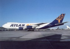 ATLAS AIR AIRLINES B-747-400 HQTS WHITE PLAINES NY AIRPORT 412 picture