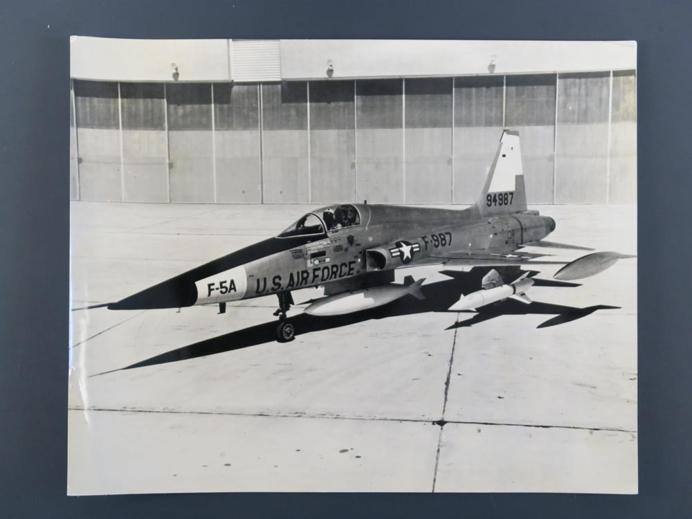 VTGAIRCRAFT AIRPLANE AVIATION PHOTO - NORTHROP F-5A FREEDOM FIGHTER 1962