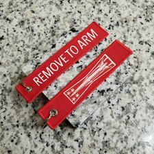 5 Level Missile Maintenance Badge Remove To Arm Keychain, Tag, Streamer picture