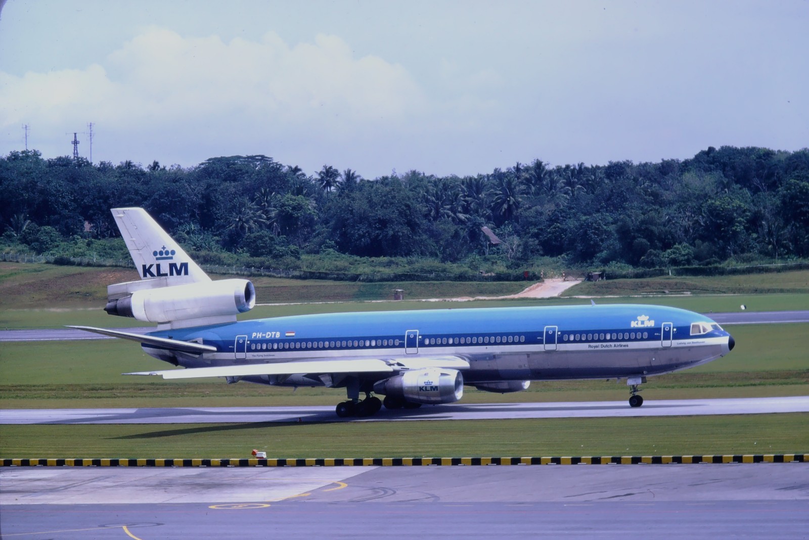 RK62_PH-DTB_KLM_DC-10-30_1973_OLD CS - ORIGINAL KODAK SLIDE