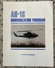 Original 1985 Bell Model AH-1S Cobra Helicopter Brochure Night Vision Laser Army picture