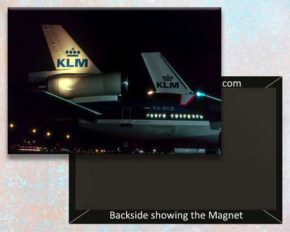 KLM Airlines MD-11 Tail Logo Handmade 3.25\