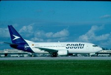 S788 N375TA SAETA B737-300 ORIGINAL KODAK SLIDE picture