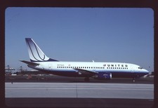 Orig 35mm airline slide United Airlines 737-322 N375UA picture