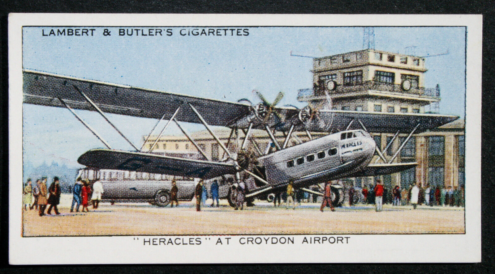 Imperial Airways  Heracles  Operations Croydon Airport   Original Vintage Card  