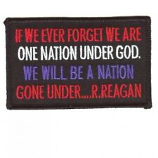 Motorcycle Biker Vest Jacket Patch - Ronald Reagan A nation gone under picture