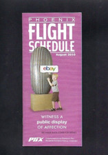 PHOENIX SKY HARBOR AIRPORT FLIGHT SCHEDULE 8/2010 SOUTHWEST-US AIRWAYS-DELTA picture