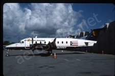 Air Santo Domingo Beech 1900D HI-717CT Oct 03 Kodachrome Slide/Dia A9 picture