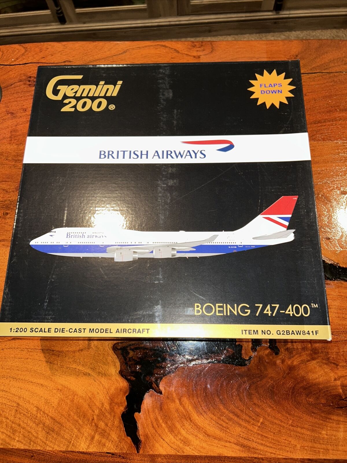 Boeing 747-400 Gemini200 British Airways 100 Years 1919-2019 Flaps Down1:200 New