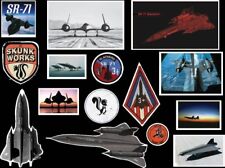 Lockheed SR-71A Black Bird Spy Plane Vintage plane Decals USA Shipping Incl. picture