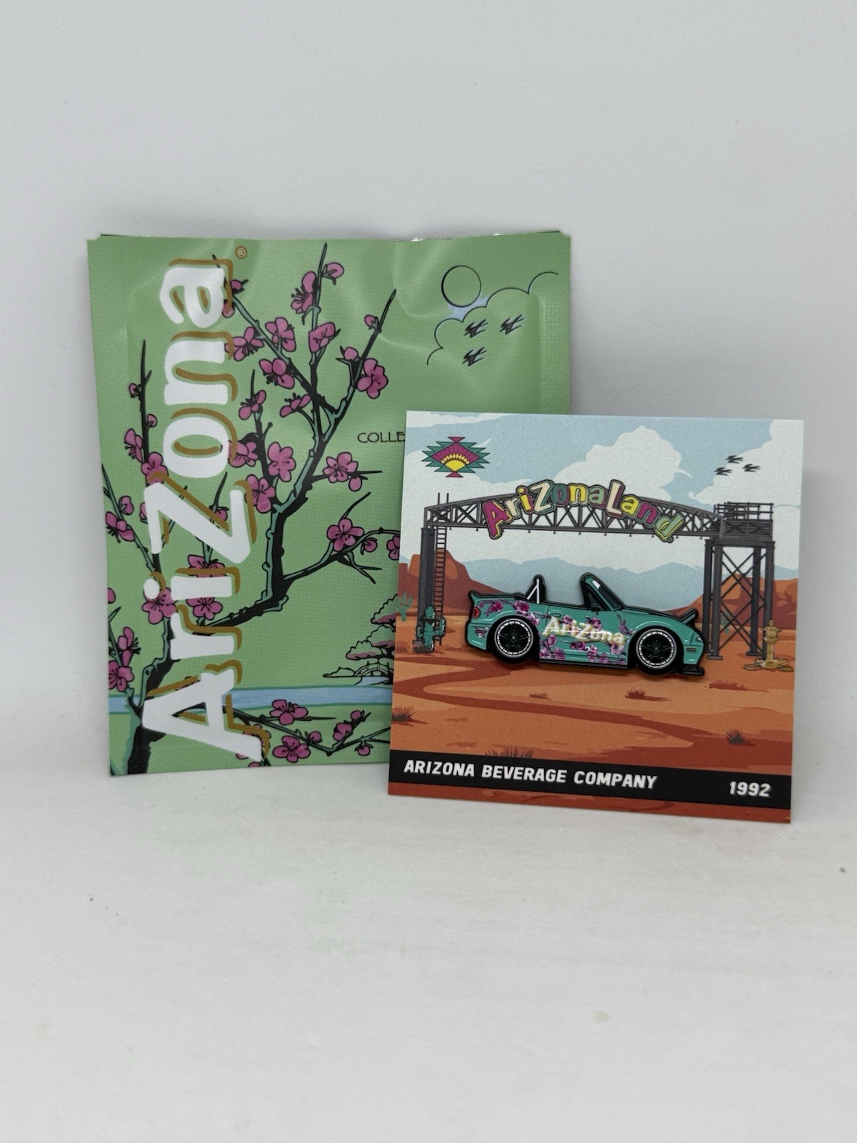 Arizona Tea Beverage Company Leen Customs 1992 Mazda Miata MX-5 Pin Arizona Tea Beverage Company Leen Customs 1992 Mazda Miata MX-5 Pin