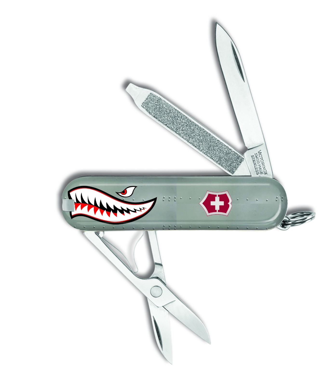 Victorinox Swiss Army GREY WARTHOG MOUTH CLASSIC SD Knife Knives Multi Tool