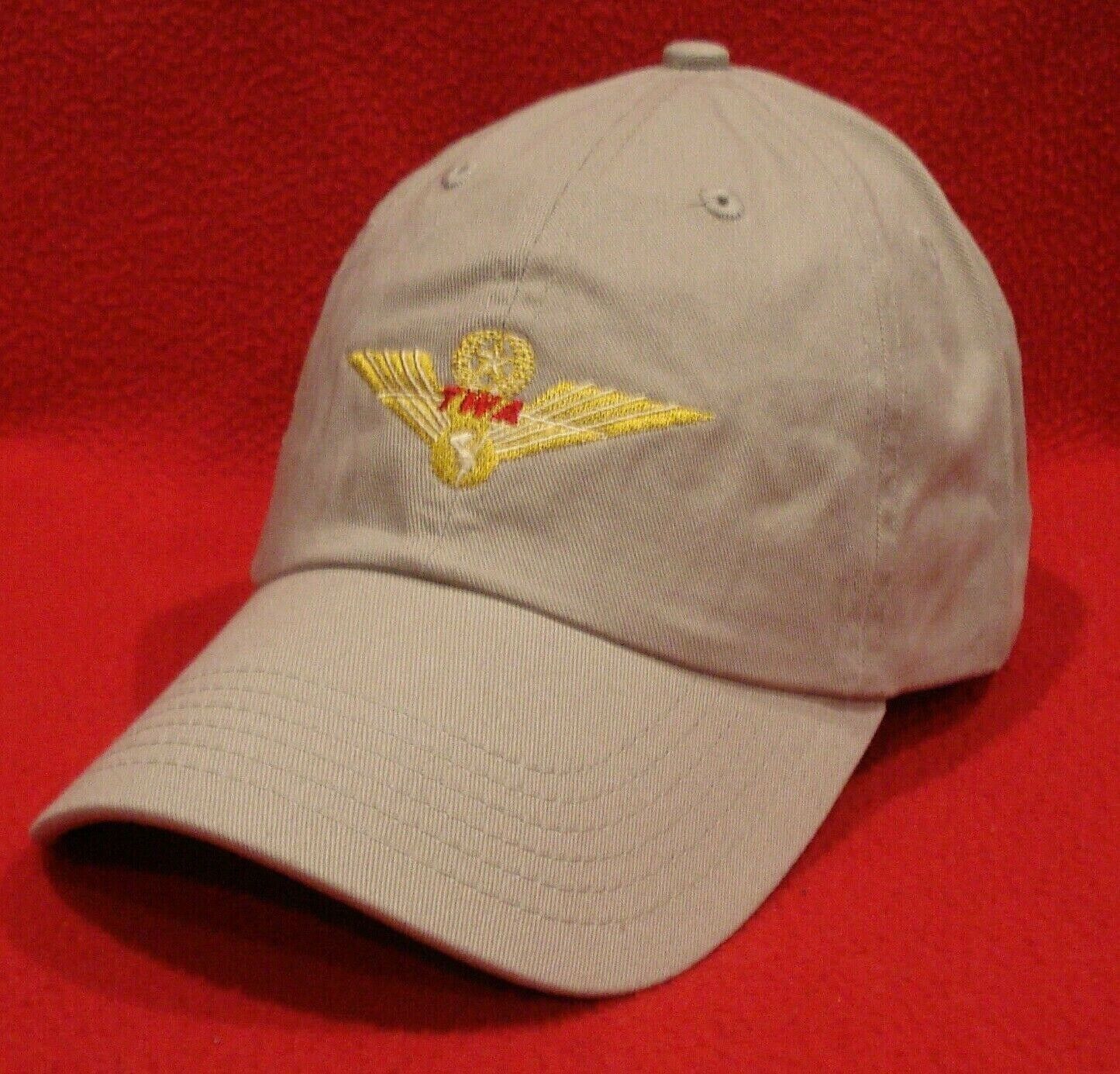Trans World Airlines Pilot Wings Commemorative Khaki ball cap low-profile hat
