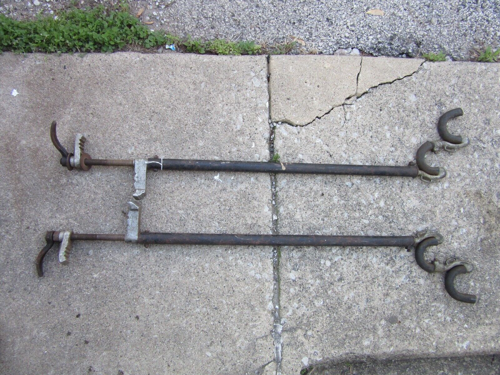 Antique Vintage Natl Cycle L.A. Auto-Bike Bicycle Rack - Bumper? Running Board?