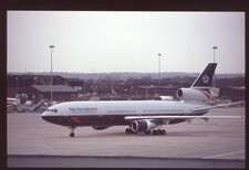 Orig 35mm airline slide British Airways DC-10-30 G-BHDJ picture
