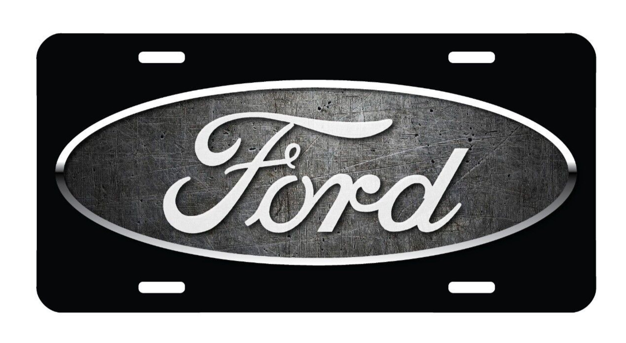 Ford Mustang - Gloss Aluminum Front Car Truck Tag License Plate