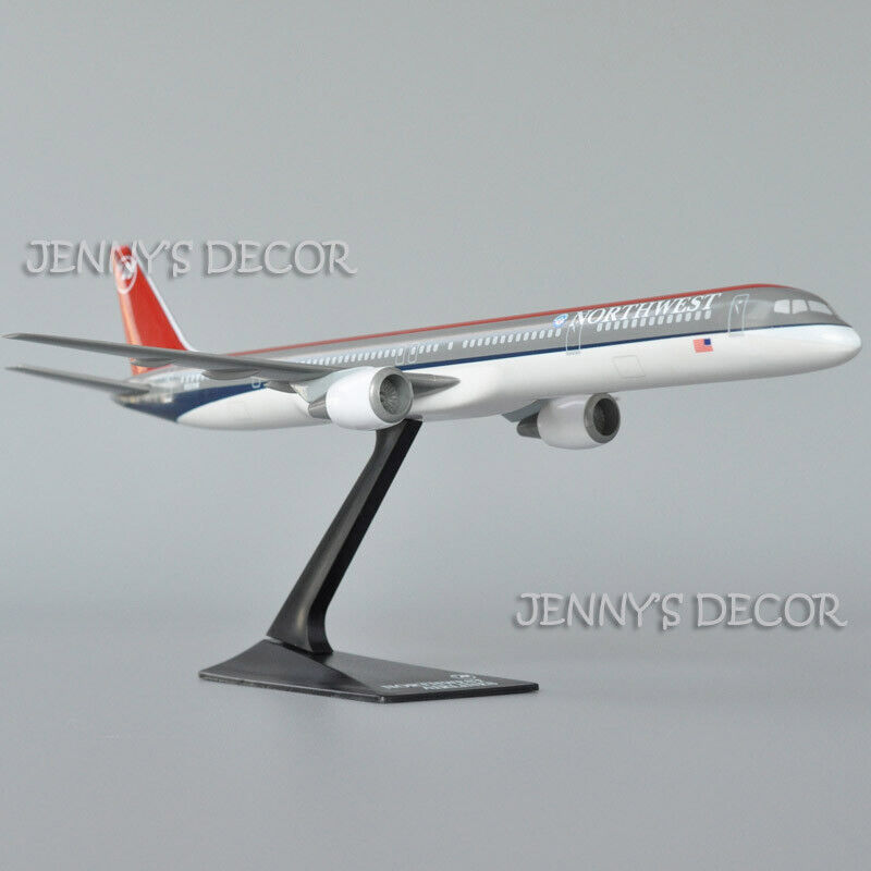1:200 Scale Aircraft Model Toy Northwest Airlines Boeing 757-300 Plane Replica