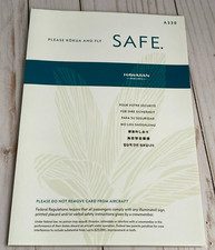 Hawaiian Airlines Airbus A330 Safety Card - 6/15 picture
