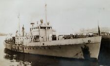 1930's U.S. Coast Guard U.S.S. Antietam Ship Vintage Photo ~ Military picture