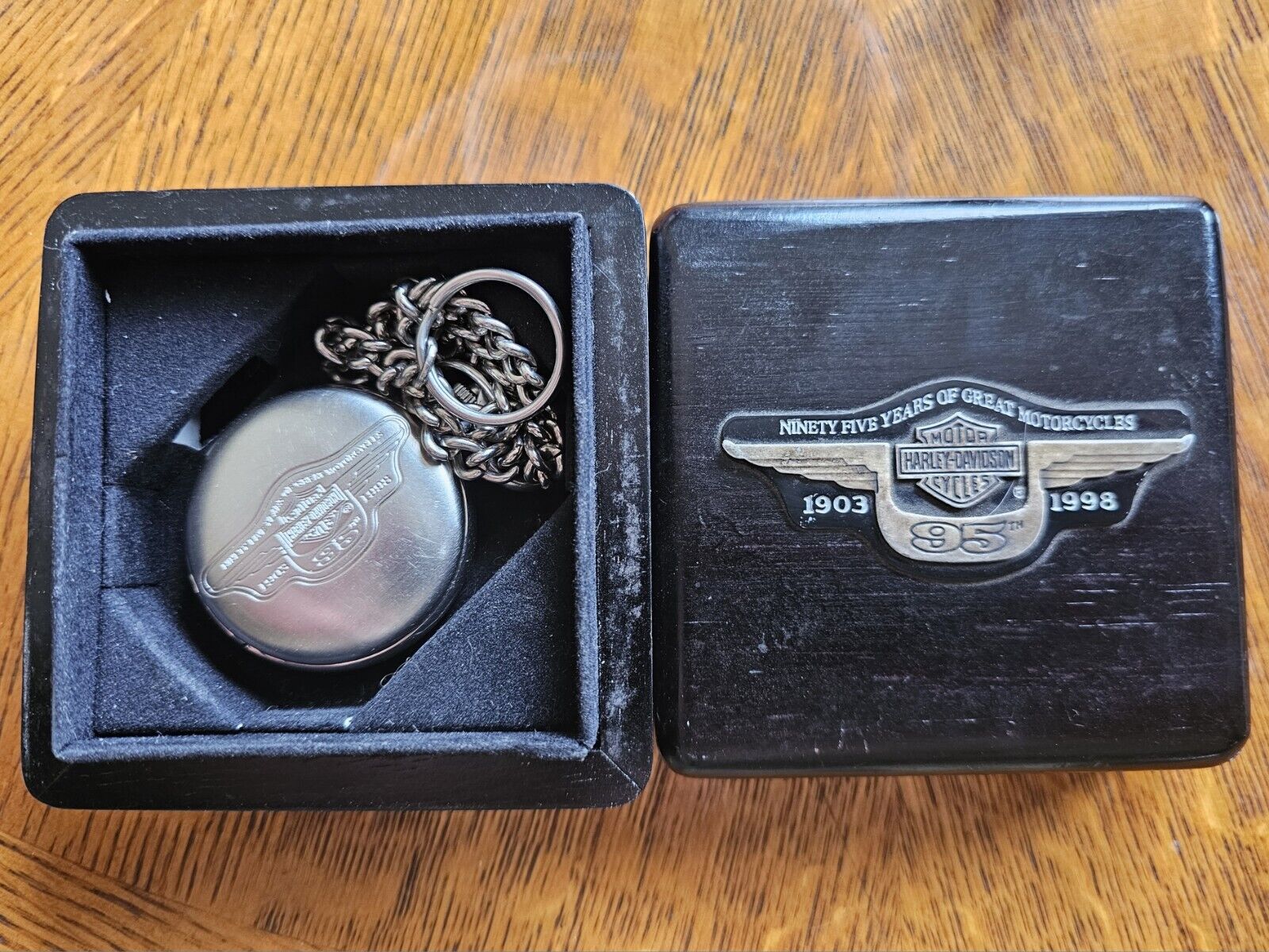 Harley Davidson 95th Anniversary Limited Edition Pocket Watch