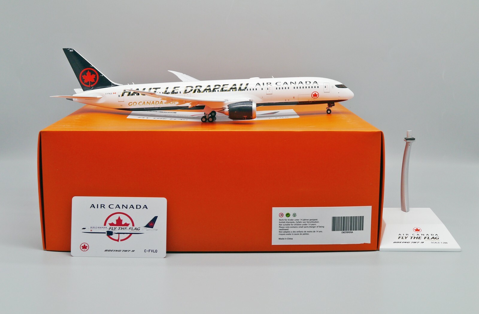 Air Canada B787-9 Reg: C-FVLQ EW Wings 1:200 Diecast FLAPS DOWN EW2789010A