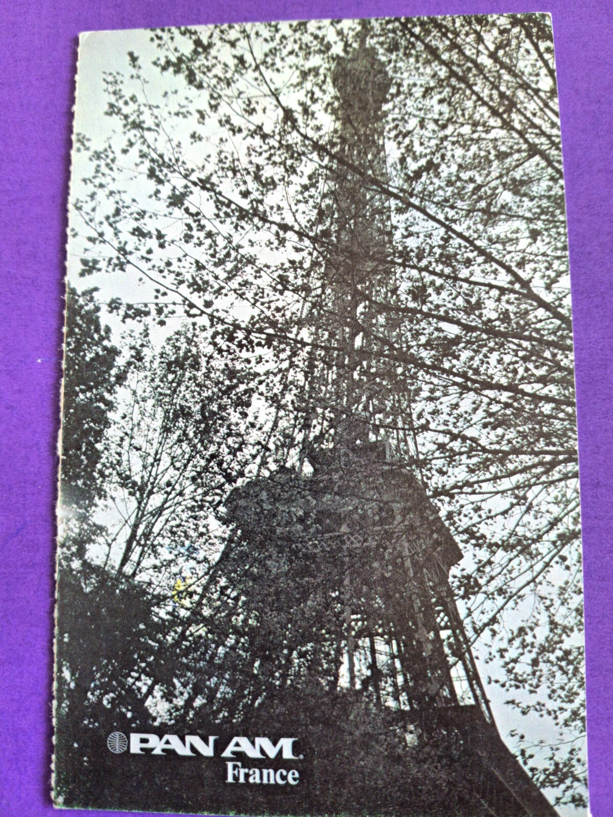 PAN AM Postcard Paris France Airline Issue Pan Am Travel Series Issue PAN AM Postcard Paris France Airline Issue Pan Am Travel Series Issue