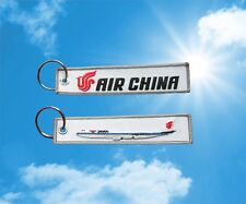 Air China Boeing 747-8 keychain keyring key tag picture