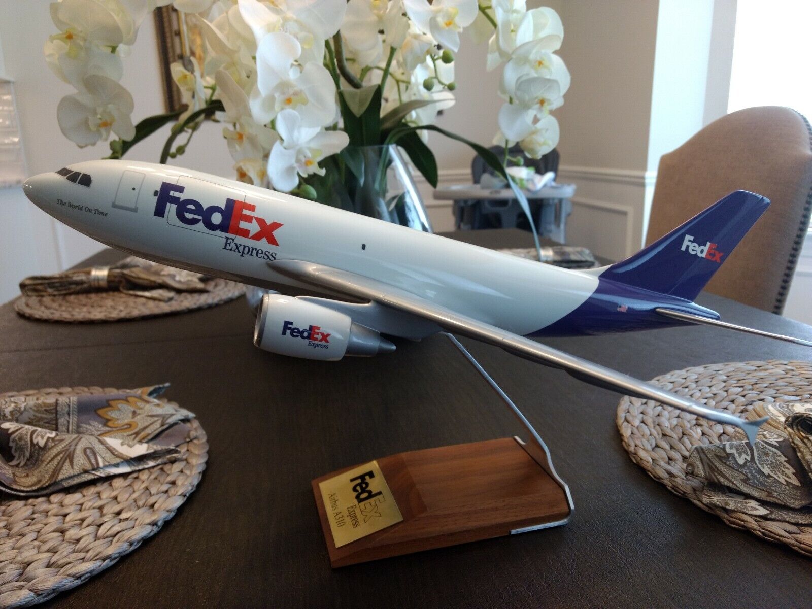 PacMin FedEx Express Airbus 310-300 1/100 Pacific Miniature model airplane