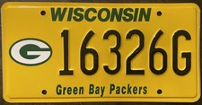 2021 Wisconsin Green Bay Packers NFL Team License Plate Mint Unused picture