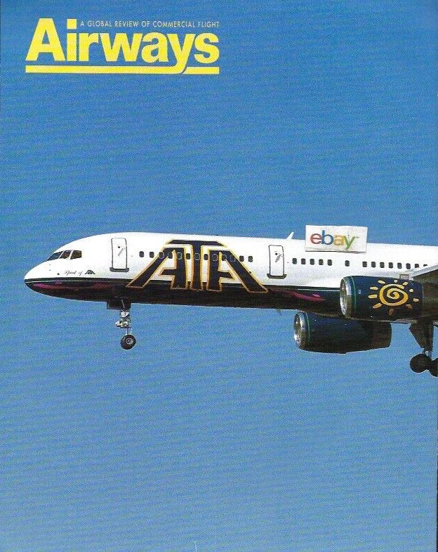 ATA AMERICAN TRANS AIR BOEING 757-200 SPIRIT ATA AIRWAYS 2 PG PICTURE 1995 ATA AMERICAN TRANS AIR BOEING 757-200 SPIRIT ATA AIRWAYS 2 PG PICTURE 1995