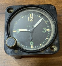 WWII Waltham 8-Day Aircraft Cockpit Clock 1944 Type A-11 picture